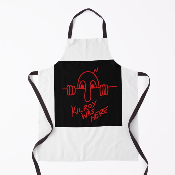 Item preview, Kilroy Was Here red letters and black background designed and sold by heinerlavinf.