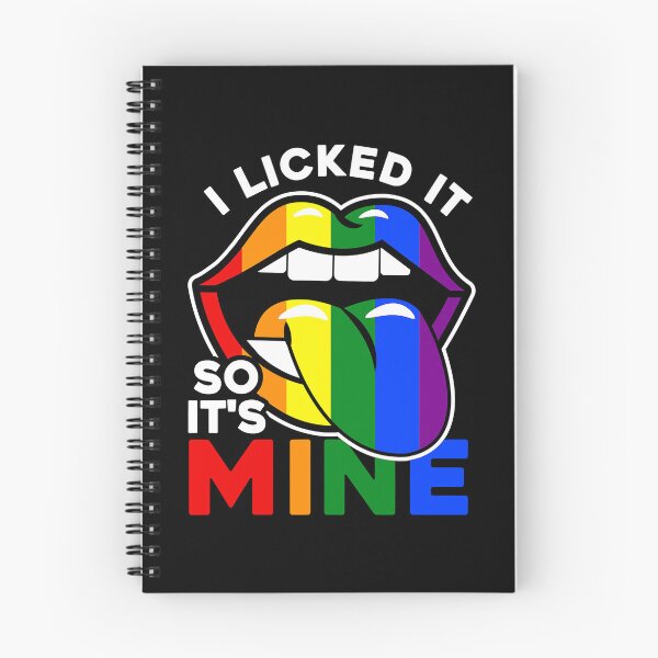 Item preview, I Licked It So It's Mine LGBTQ Lips Rainbow LGBT designed and sold by GardNewerd.