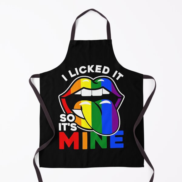 Item preview, I Licked It So It's Mine LGBTQ Lips Rainbow LGBT designed and sold by GardNewerd.