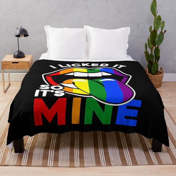 Item preview, I Licked It So It's Mine LGBTQ Lips Rainbow LGBT designed and sold by GardNewerd.