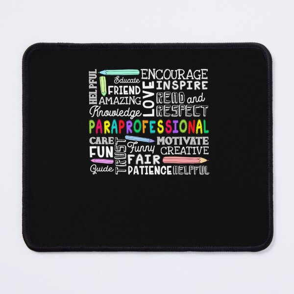 Item preview, Paraprofessional Word Typography Encourage Inspire Para Life Hoodie designed and sold by AdlerMathias.