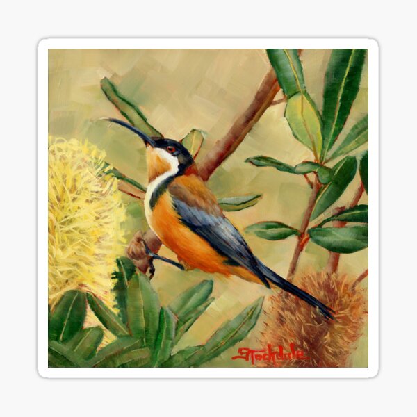 Item preview, Eastern Spinebill Honeyeater designed and sold by Margaret Stockdale.