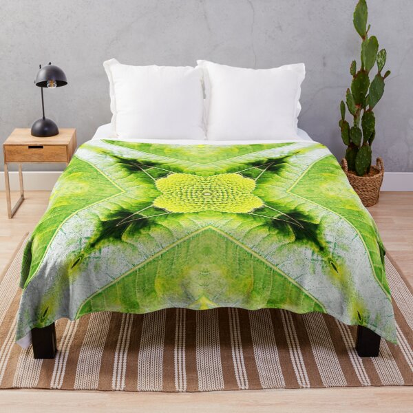 Item preview, NICE  ABSTRACT PAINTED GEOMETRIC ART BREADFRUIT PATTERN WITH LEAVES. designed and sold by Ralek.