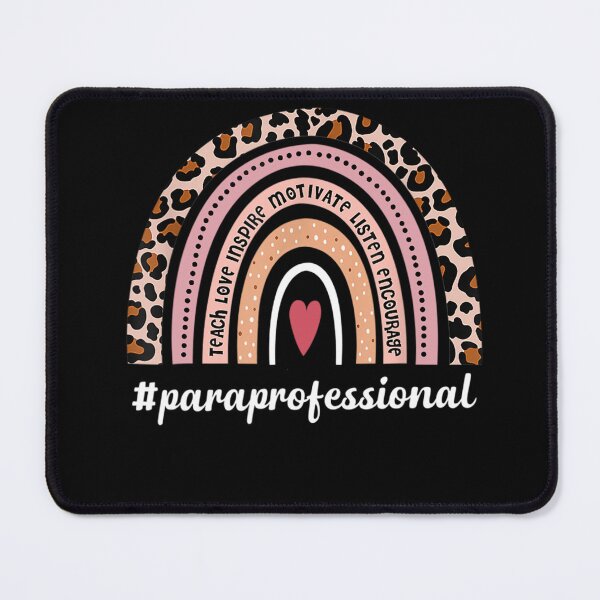 Item preview, Paraprofessional Life Leopard Rainbow Teacher Back To School Hoodie designed and sold by AustenVolker.