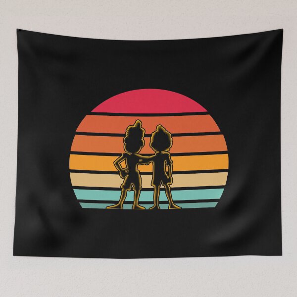 Item preview, Italian Sunset with Luca and Alberto - Cartoon Black designed and sold by Smagnaferous.