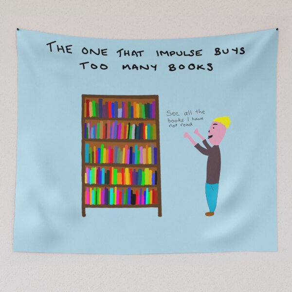 Item preview, The Book Hoarder  designed and sold by bysidd.