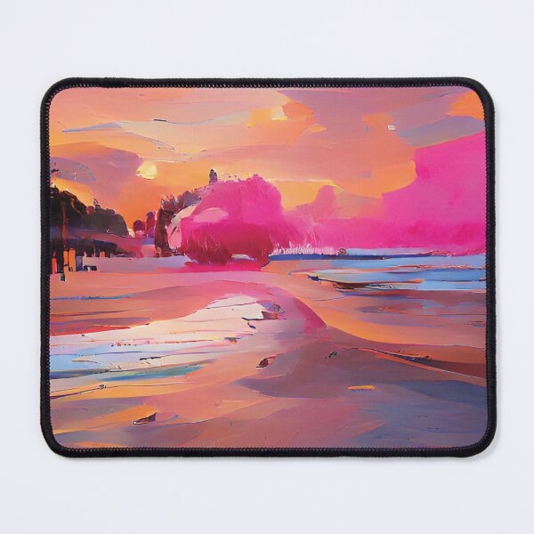Item preview, Abstract Beach Pink Sunset designed and sold by Unaiza Khalid.