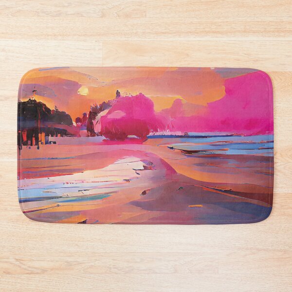 Item preview, Abstract Beach Pink Sunset designed and sold by Unaiza Khalid.