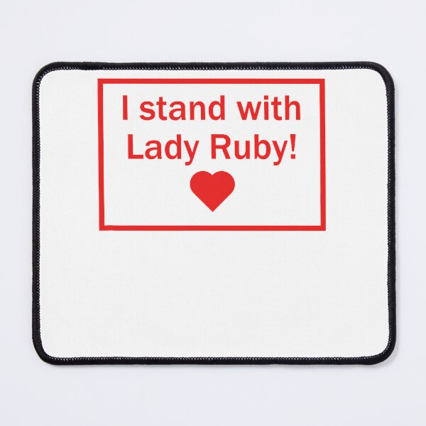 Item preview, lady ruby I stand with lady ruby  Classic  designed and sold by heinerlavinf.