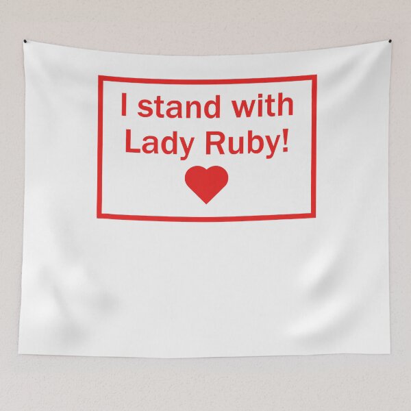 Item preview, lady ruby I stand with lady ruby  Classic  designed and sold by heinerlavinf.