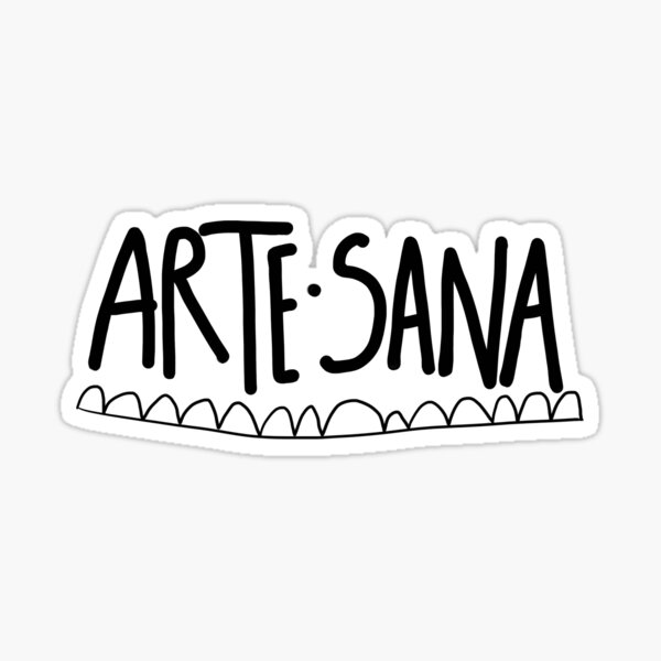 Artesana - Art kunst artisan digital handwriting Sticker