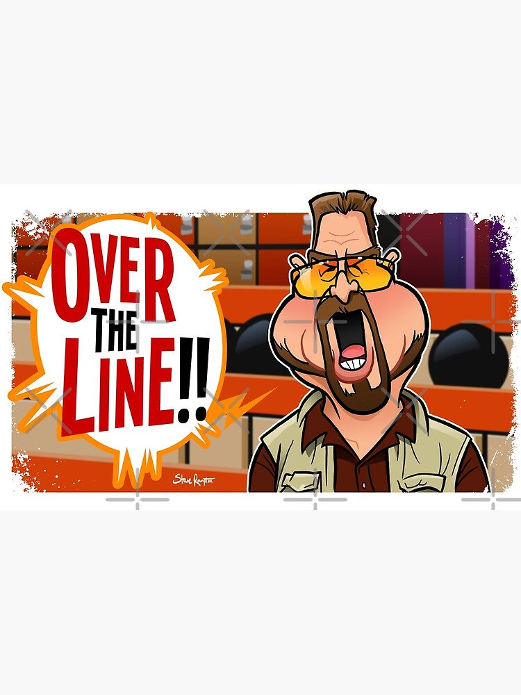 "Over the Line" Poster for Sale by binarygod Redbubble