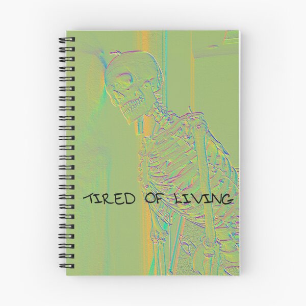 Item preview, esqueleto cansado de vivir designed and sold by B1Alessandrath.