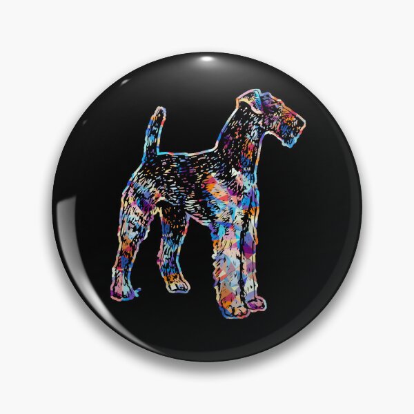 Item preview, Cool And Awesome Airedale Terrier Geometric designed and sold by UnknownArtistt.