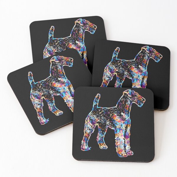 Item preview, Cool And Awesome Airedale Terrier Geometric designed and sold by UnknownArtistt.