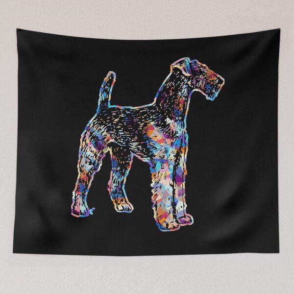 Item preview, Cool And Awesome Airedale Terrier Geometric designed and sold by UnknownArtistt.