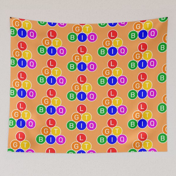 Item preview, LGTBIQ - Circles Pyramid - Basic colors rainbow designed and sold by RainbowWordLand.