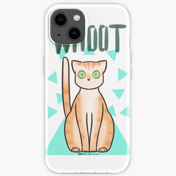 Überraschte Katze iPhone Flexible Hülle