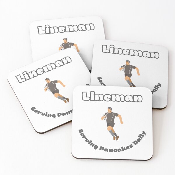 Item preview, Lineman serving pancakes daily designed and sold by Coldhand34.