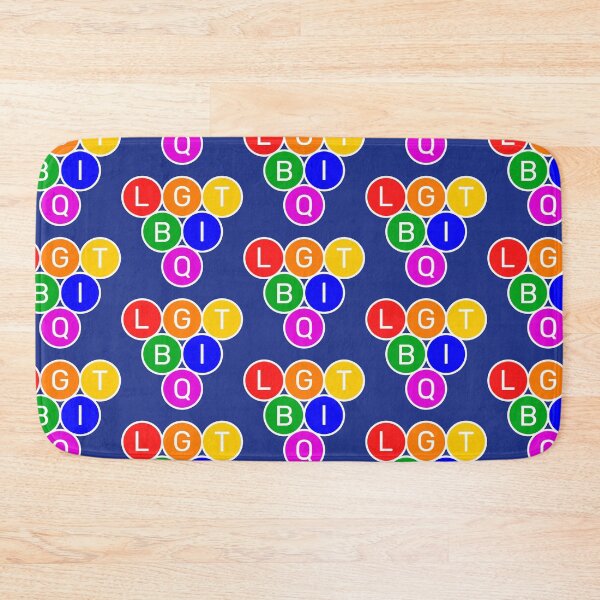 Item preview, LGTBIQ - Circles Pyramid  - Basic colors rainbow - Upside down pyramid designed and sold by RainbowWordLand.