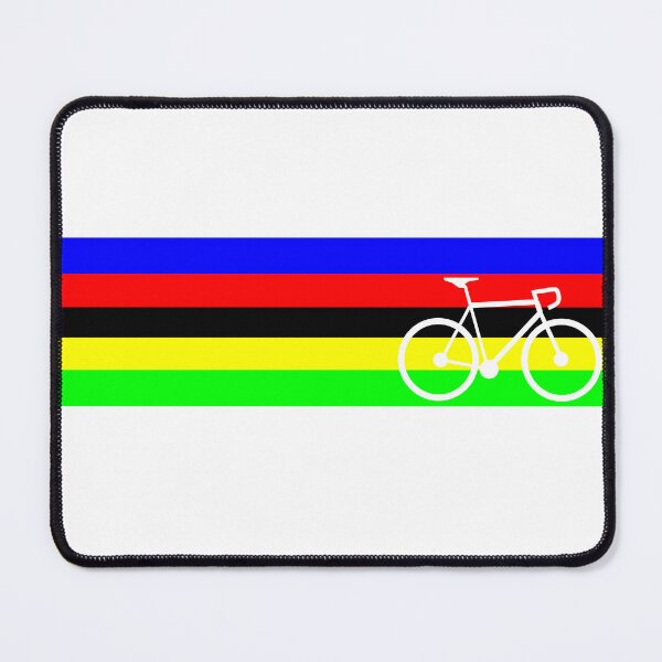 Item preview, Road bike cycling rainbow stripes world champion jersey designed and sold by Mckenna1642.