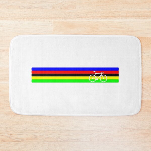 Item preview, Road bike cycling rainbow stripes world champion jersey designed and sold by Mckenna1642.