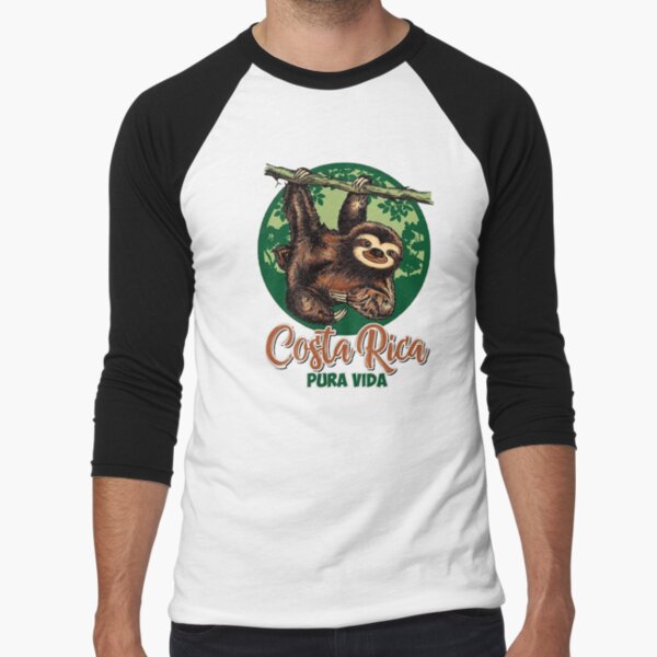 Pura Vida Costa Rica Shirt, Sloth Tshirt, Sleepy' Water Bottle