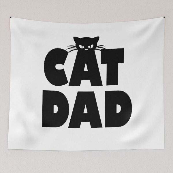 Item preview, Cool Best Cat Dad forever tee for men and cat lover designed and sold by Zeus-Studio.