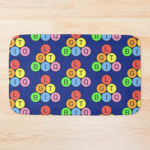 Item preview, LGTBIQ - Circles Pyramid - Pastel colors rainbow - Dark text designed and sold by RainbowWordLand.