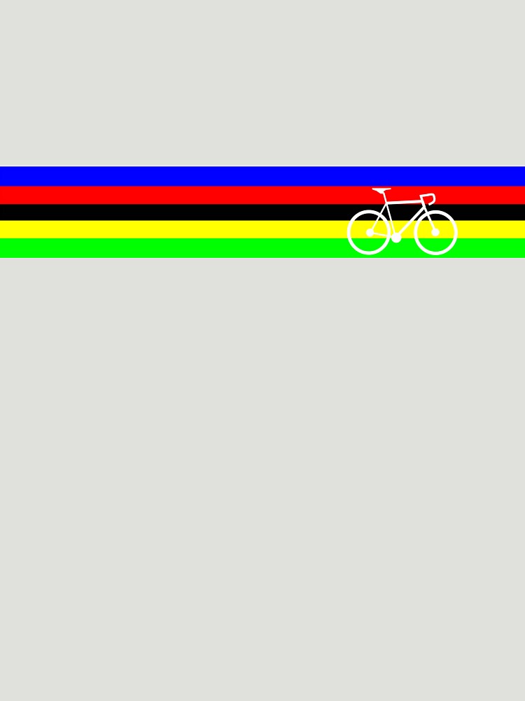 Cycling Stripes - World Champion Jersey colors Active T-Shirt for Sale by  Seanmeyer