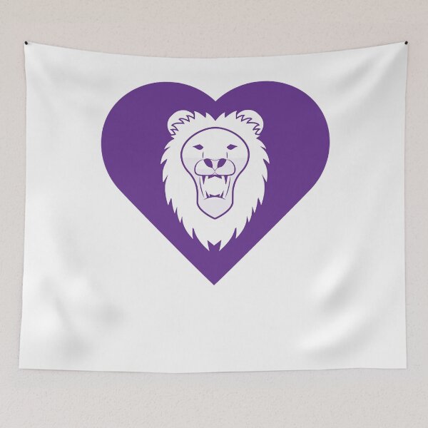 Item preview, Lion Mascot Cares Purple  designed and sold by heinerlavinf.