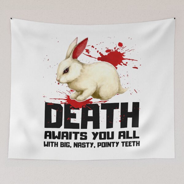 Item preview, Death Awaits You All with Big, Nasty, Pointy Teeth Funny Gift  designed and sold by NUMAcreations.