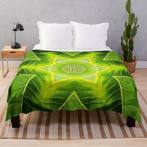 Item preview, NICE  ABSTRACT PAINTED GEOMETRIC ART BREADFRUIT PATTERN WITH LEAVES. designed and sold by Ralek.