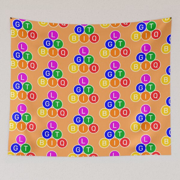 Item preview, LGTBIQ - Circles Pyramid - Basic colors rainbow - Violet to red designed and sold by RainbowWordLand.