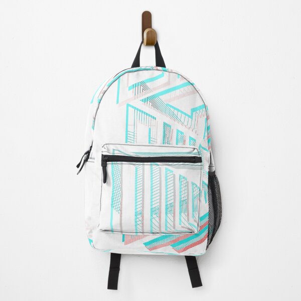 Item preview, Geometric minimal abstract blue white designed and sold by Carolina Salazar.
