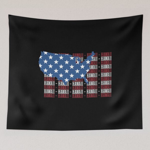 Item preview, American FLAG HAWAII city - Patriotic Gift designed and sold by DiogoCalheiros.