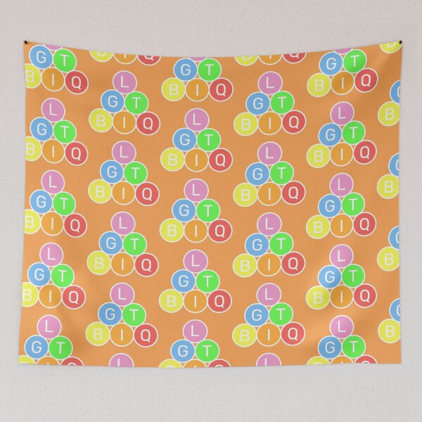Item preview, LGTBIQ - Circles Pyramid - Pastel colors rainbow - Violet to red designed and sold by RainbowWordLand.