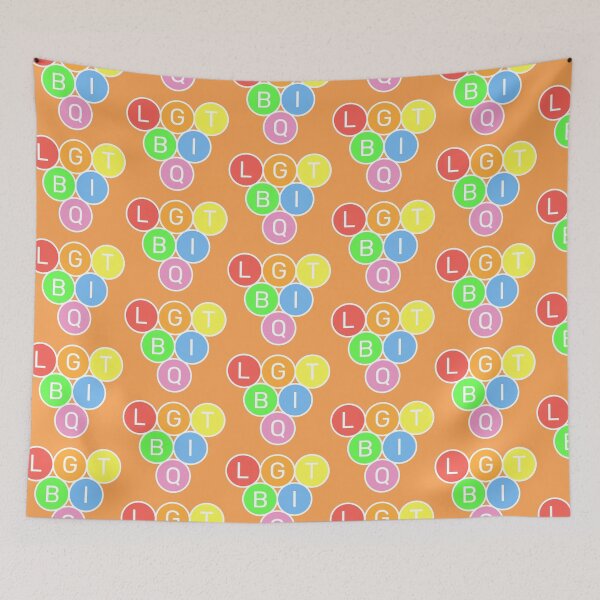 Item preview, LGTBIQ - Circles Pyramid  - Pastel colors rainbow - Upside down pyramid designed and sold by RainbowWordLand.