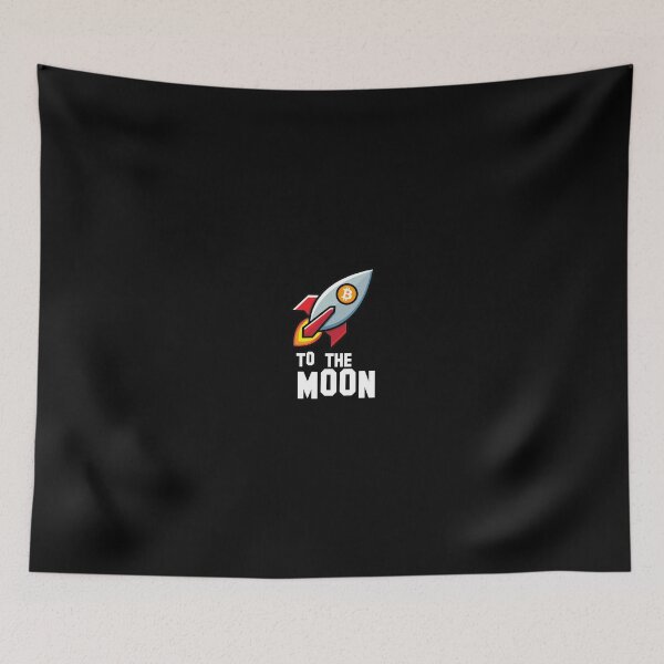 Item preview, bitcoin to the moon designed and sold by TheBitcoinStore.