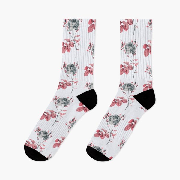 Aperçu de l'œuvre Cumberland Rose Flower, Illustration alternative - Rose noire et rouge créée et vendue par DaphneKstudio .