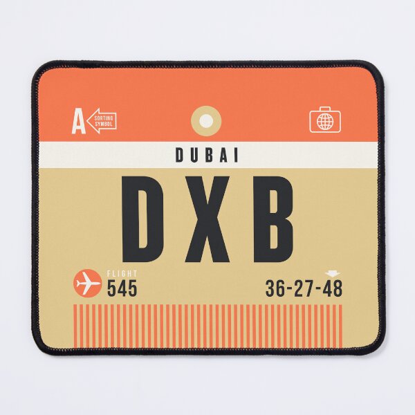 Item preview, Luggage Tag A - DXB Dubai UAE designed and sold by VoodooCircus.