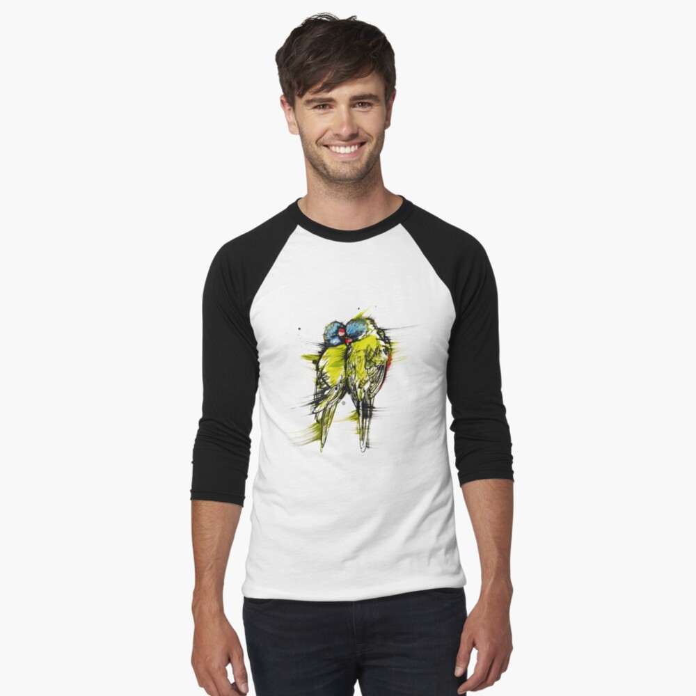 Item preview, Baseball ¾ Sleeve T-Shirt designed and sold by Visualimages.