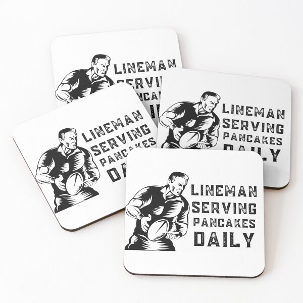 Item preview, Copy of Lineman serving pancakes daily designed and sold by Coldhand34.