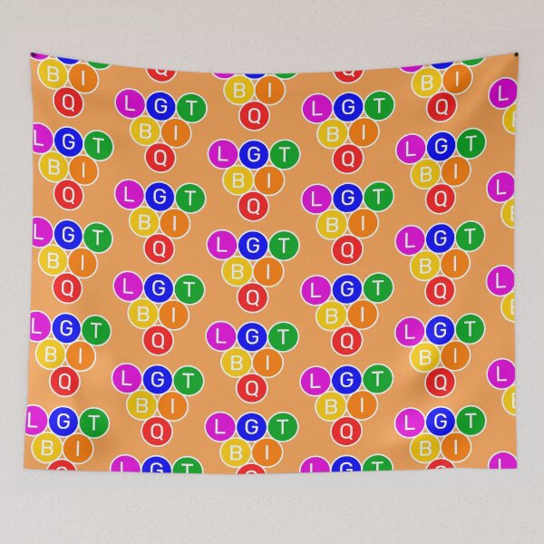 Item preview, LGTBIQ - Circles Pyramid  - Basic colors rainbow - Upside down pyramid - Violet to red designed and sold by RainbowWordLand.