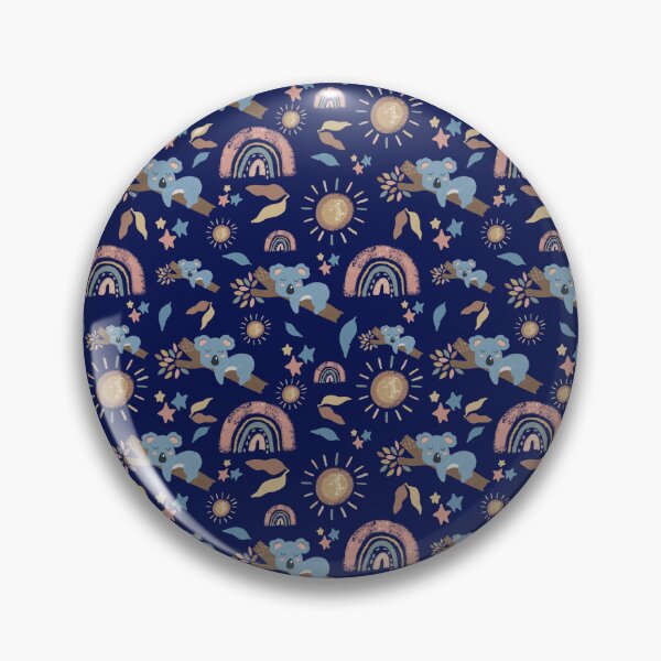 Koala Dreaming - blue Pin