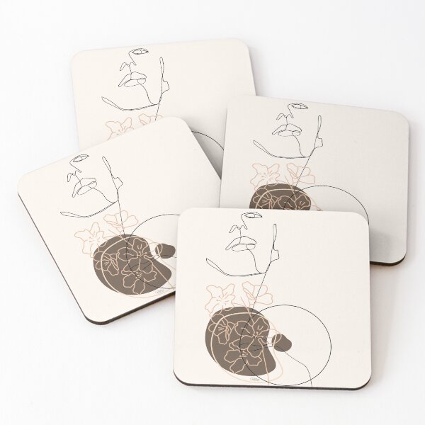 Item preview, Minimalistic floral boho lineart  designed and sold by CreativeStrand.