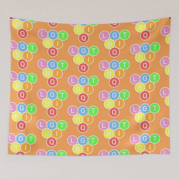 Item preview, LGTBIQ - Circles Pyramid  - Pastel colors rainbow - Upside down pyramid - Violet to red designed and sold by RainbowWordLand.