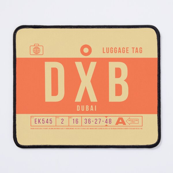 Item preview, Luggage Tag B - DXB Dubai UAE designed and sold by VoodooCircus.