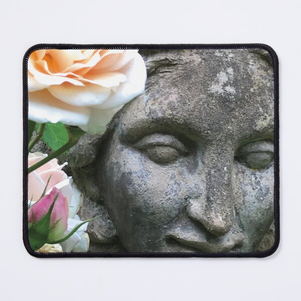 Item preview, English Country Garden Stone Lady Wall Mask with flowers designed and sold by KVDcreations.