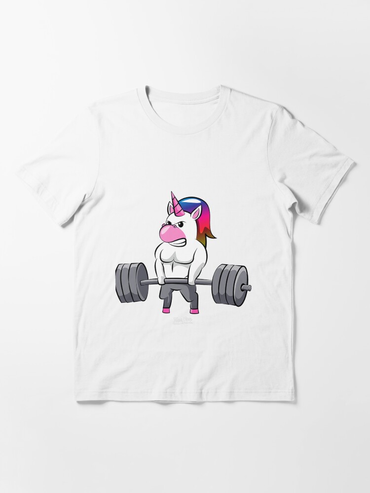 Unicorn lifting hot sale weights shirt